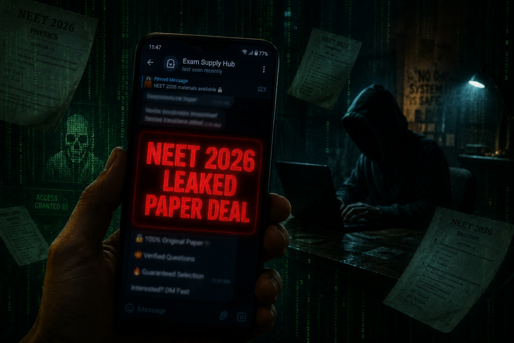 NEET UG 2026 Telegram Paper Leak Scam Exposed