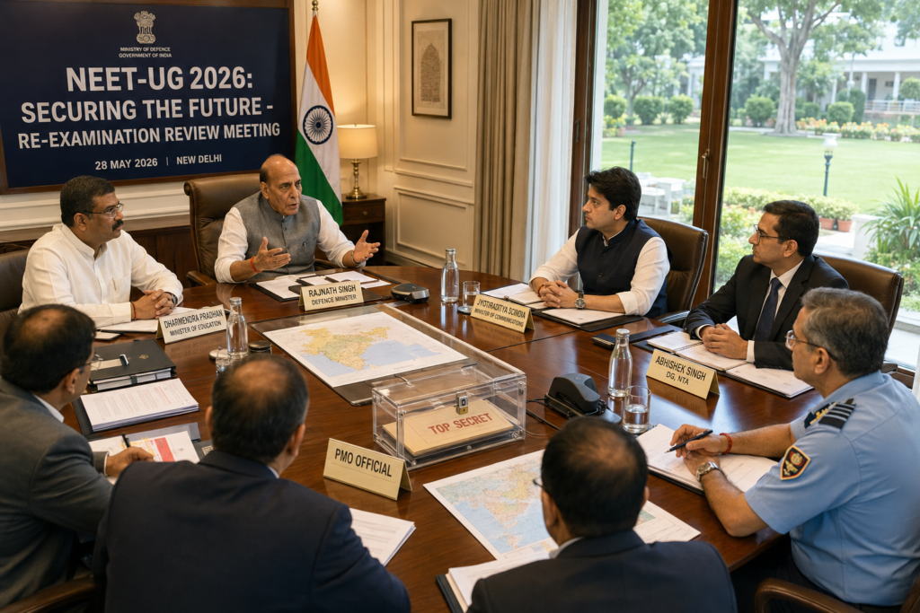 NEET-UG 2026 Re-Exam Security High Level Meeting Delhi