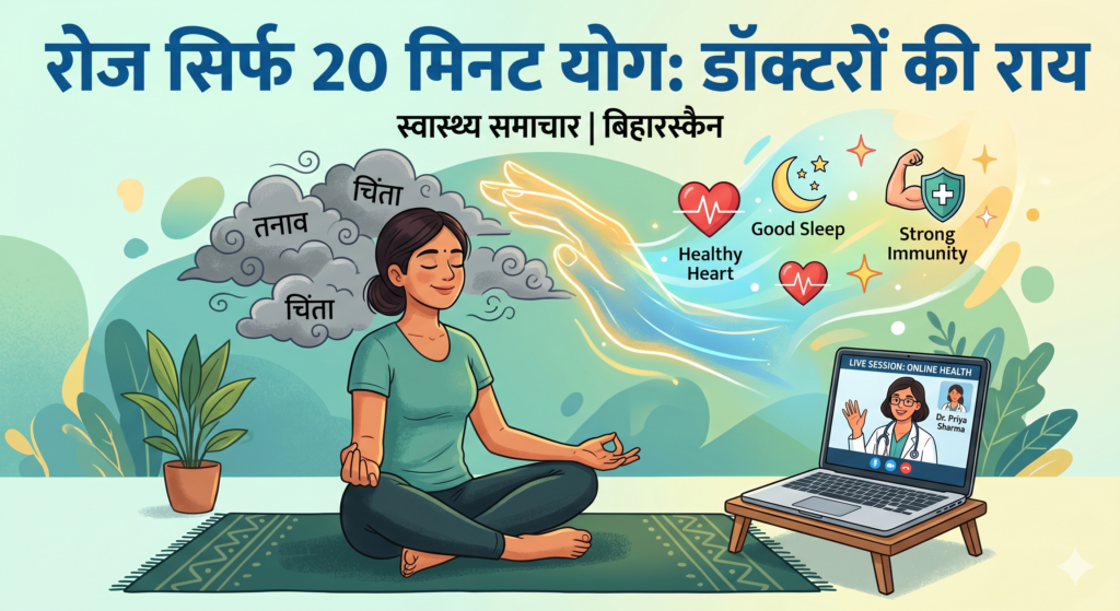 Yoga Benefits रोज सिर्फ 20 मिनट योग करने से शरीर में क्या बदलाव आते हैं?